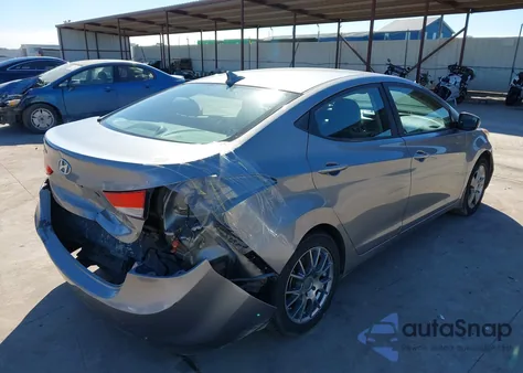 2013 Hyundai Elantra Gls/Limited from USA, damaged, VIN KMHDH4AE3DU563145